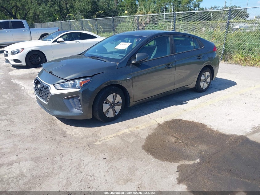 Vin: kmhc65lc8lu232305, lot: 46397729, hyundai ioniq hybrid blue 20202