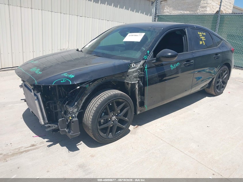 2026 Honda Civic, Front End, IAAI, VIN 19XFL2H83TE034579 — photo 2