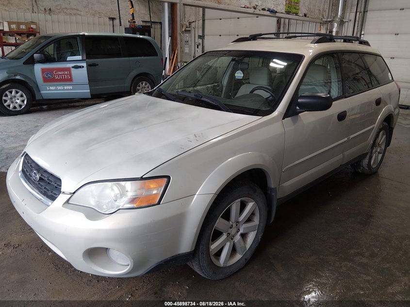 2007 Subaru Outback, Обычный износ, IAAI, VIN 4S4BP61C077328967 — фото 2