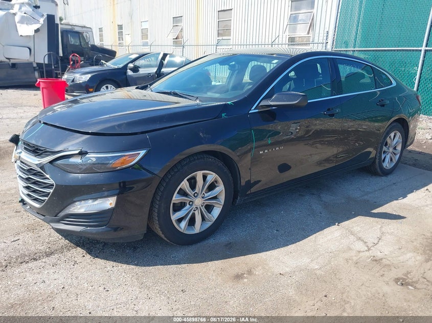2019 Chevrolet Malibu, Удар спереду, IAAI, VIN 1G1ZD5ST0KF158380 — фото 2