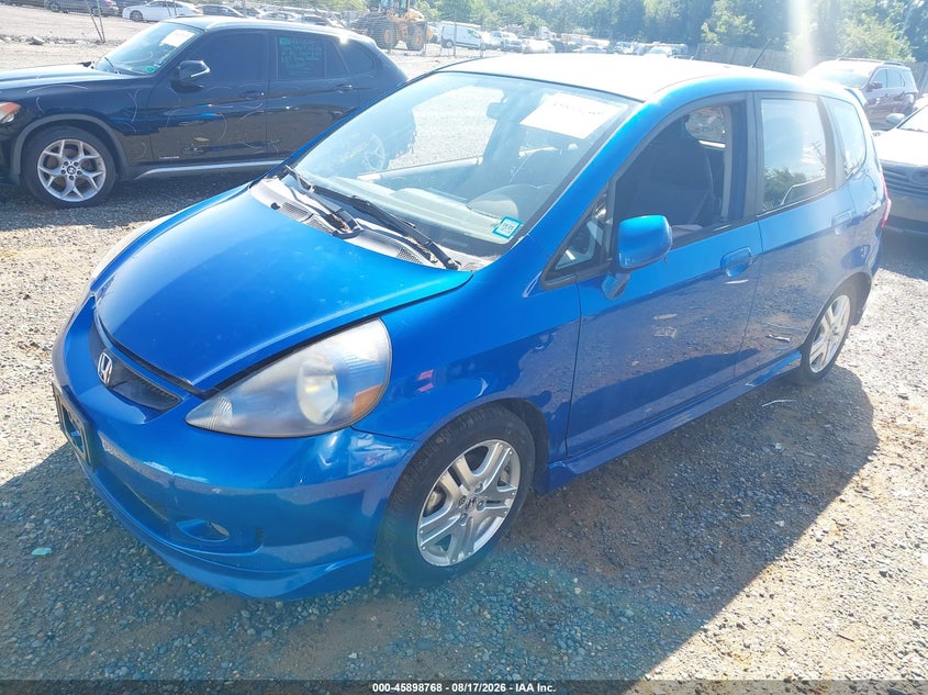2008 Honda Fit, Обидва боки, IAAI, VIN JHMGD38678S022430 — фото 2