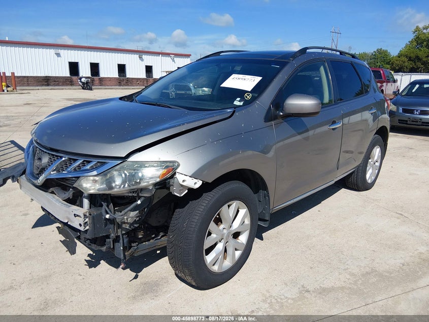 Vin: jn8az1mu0cw121582, lot: 46397834, nissan murano sv 20122