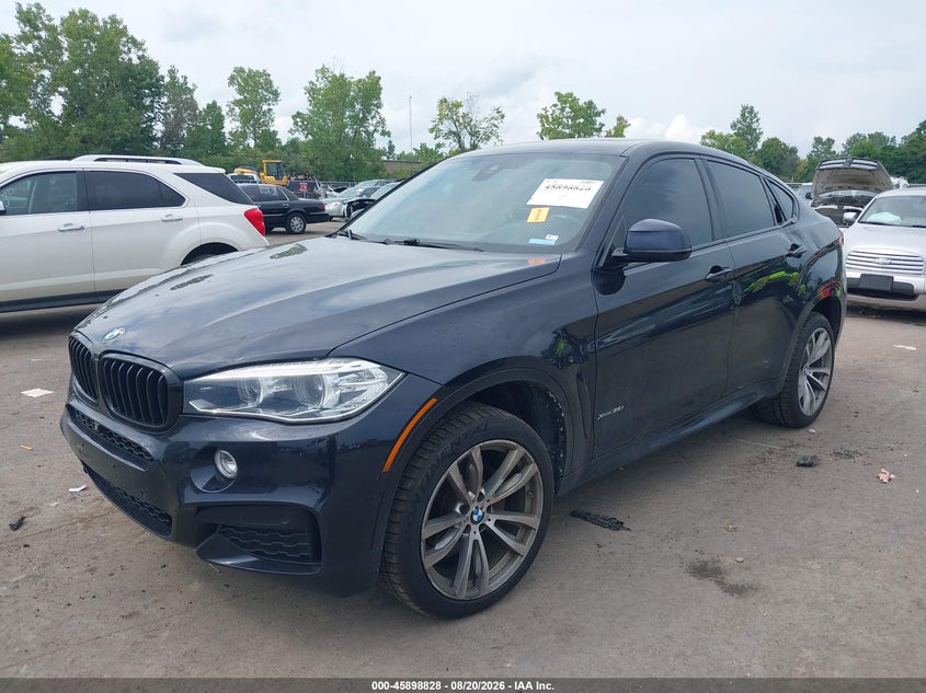 2018 BMW X6, Left Side, IAAI, VIN 5UXKU2C59J0Z61308 — photo 2