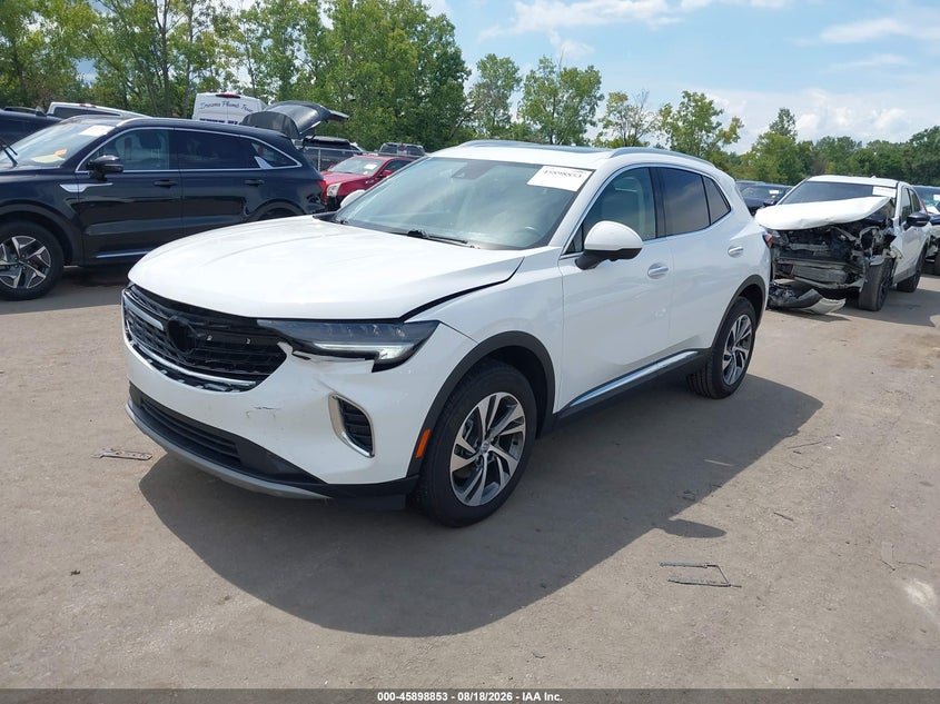 2022 Buick Envision, Front End, IAAI, VIN LRBFZNR4XND068338 — photo 2