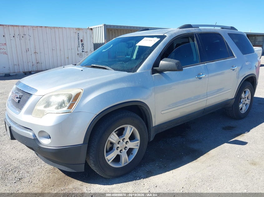 2011 GMC ACADIA SPORT UTILITY VEHICLE 3.6L V-6 DI, DOHC, VVT, 288HP