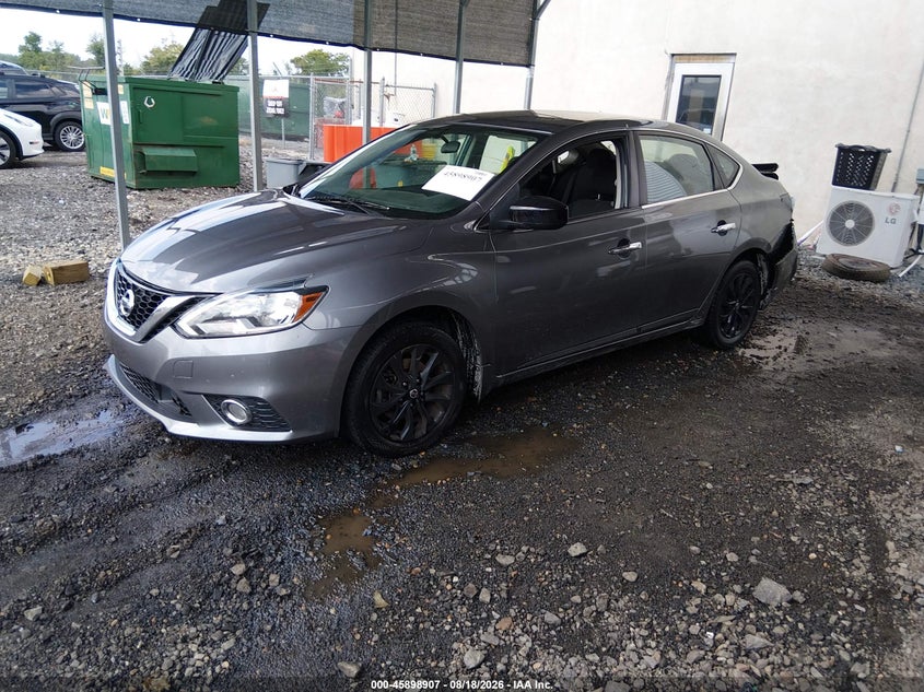 2018 Nissan Sentra, Удар ззаду, IAAI, VIN 3N1AB7AP0JY246592 — фото 2