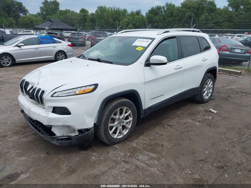 2016 Jeep Cherokee, Front End, IAAI, VIN 1C4PJLCB7GW356138 — photo 2