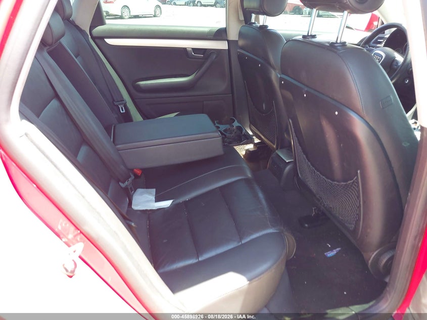 2008 AUDI A4 SEDAN 2.0L I-4 DI, DOHC, VVT, TURBO, 200HP