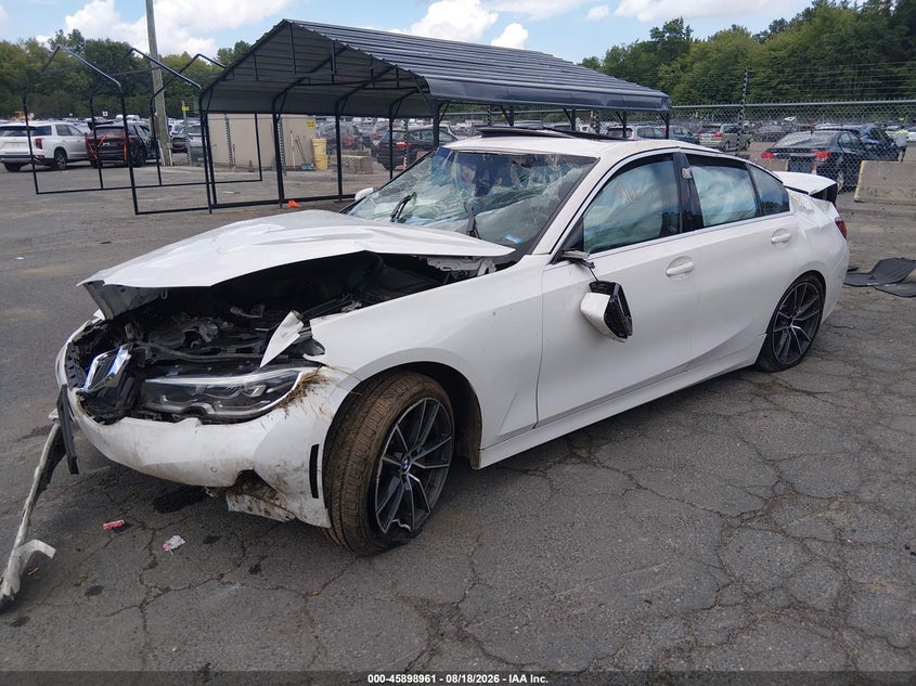 2020 BMW 3er, All Over, IAAI, VIN WBA5R7C0XLFH52693 — photo 2