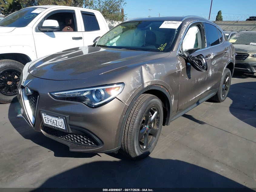 Vin: zaspajan5k7c37080, lot: 46398067, alfa romeo stelvio rwd 20192