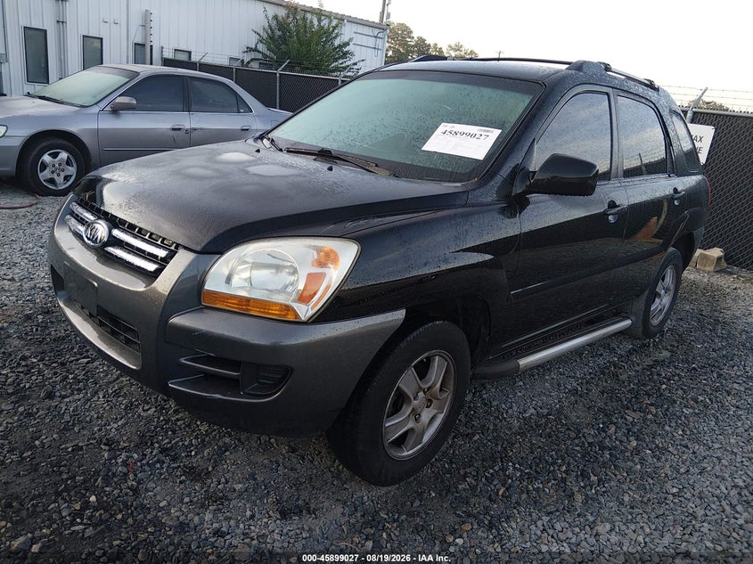 KIA SPORTAGE 2008 VIN KNDJF724187549172