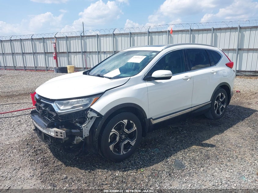 2017 Honda CR-V, Удар спереду, IAAI, VIN 5J6RW1H90HL006500 — фото 2