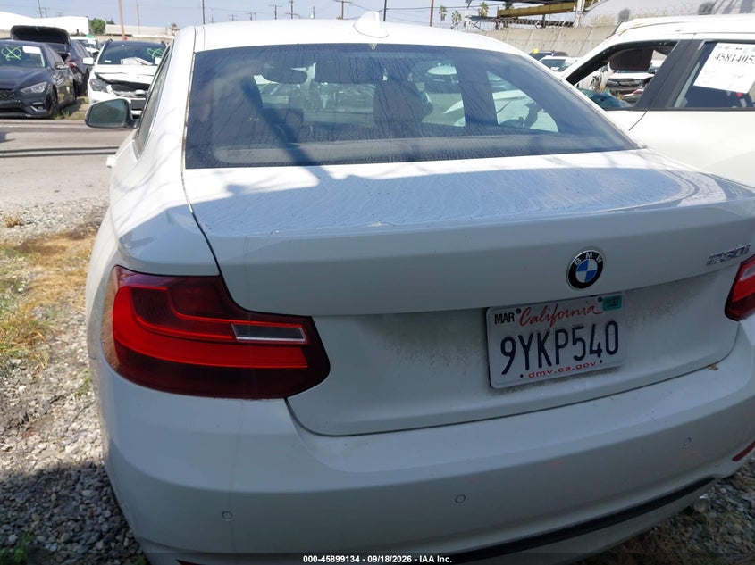 BMW 230I 2017 VIN WBA2F9C37HV664681