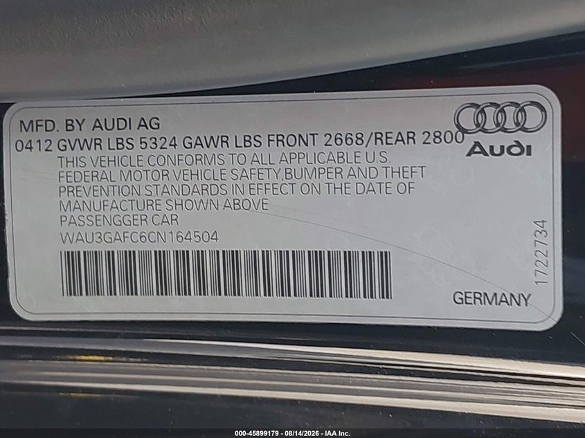 2012 AUDI A7 3.0 PRESTIGE · Фото 9