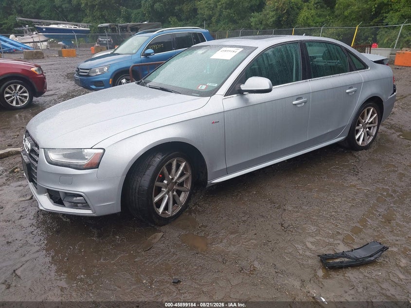 2015 Audi A4, Rear, IAAI, VIN WAUFFAFL5FN021564 — photo 2