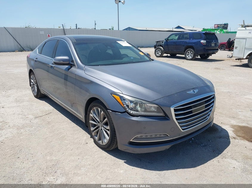 Vin: kmhgn4jexgu106178, lot: 46398281, hyundai genesis 3.8 20161