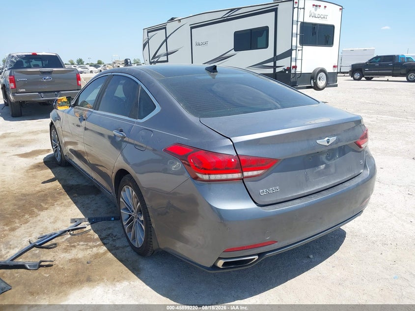 Vin: kmhgn4jexgu106178, lot: 46398281, hyundai genesis 3.8 20163