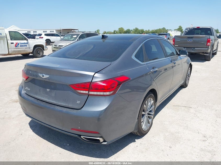 Vin: kmhgn4jexgu106178, lot: 46398281, hyundai genesis 3.8 20164