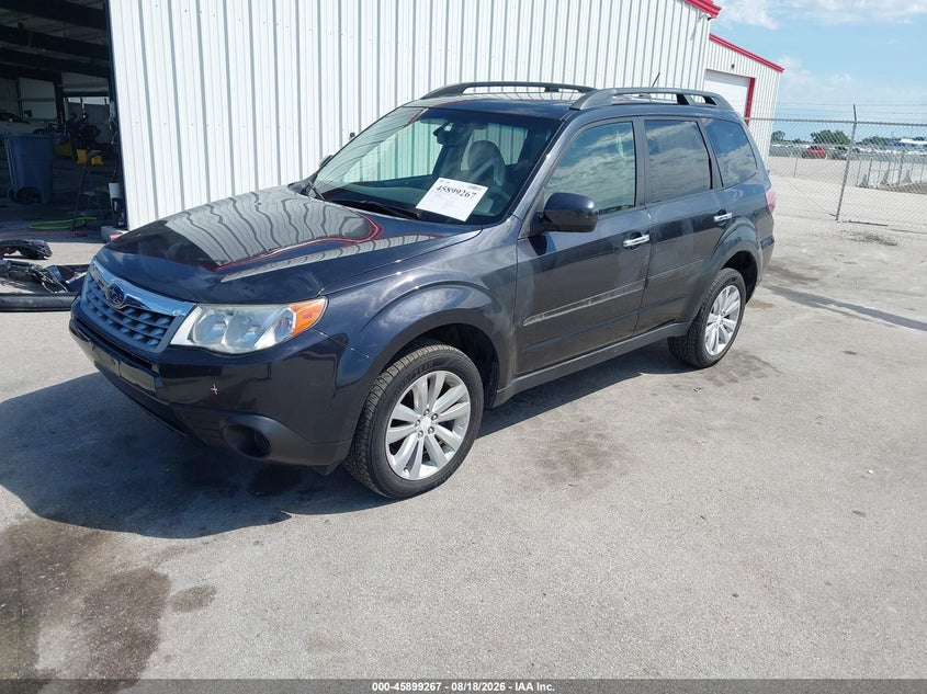 2011 Subaru Forester, Right Rear, IAAI, VIN JF2SHBDC1BH777830 — photo 2