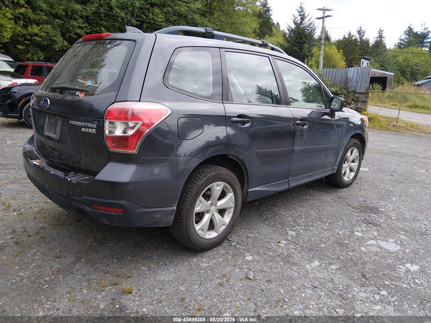 2016 SUBARU FORESTER auction photo 4