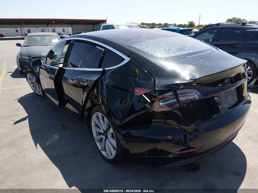 Vin: 5yj3e1ea6jf176298, lot: 46398376, tesla model 3 long range/mid range 20183