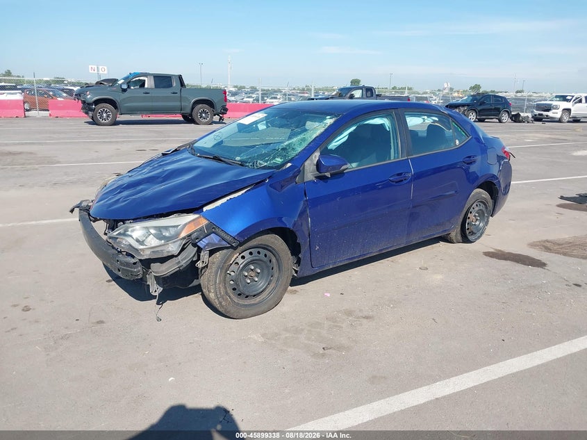 2014 Toyota Corolla, Удар спереди, IAAI, VIN 5YFBURHE8EP151053 — фото 2