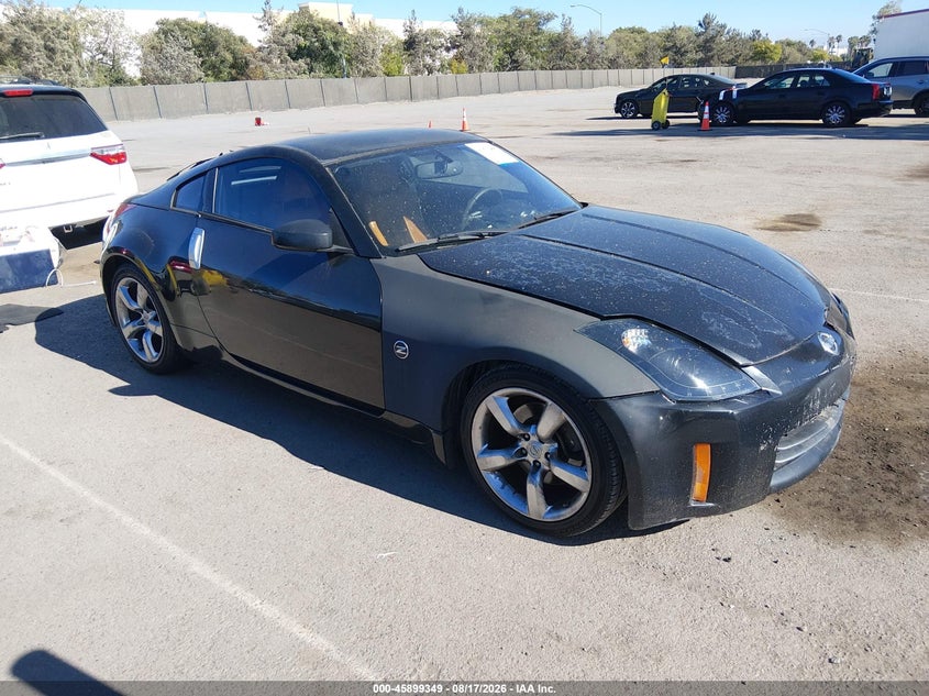 2006 Nissan 350Z Touring, Удар спереди, IAAI, VIN JN1AZ34DX6M308144