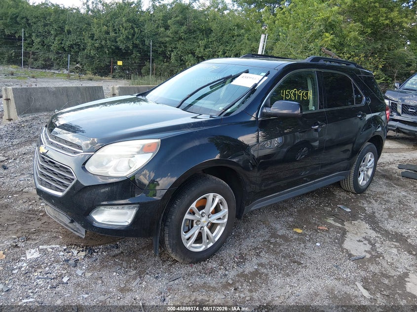 2017 Chevrolet Equinox, Затопление, IAAI, VIN 2GNALCEK6H1585097 — фото 2