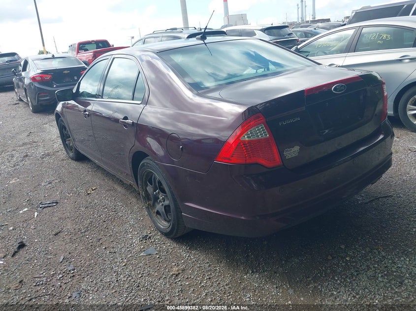2011 FORD FUSION SEDAN 2.5L I-4 DOHC, VVT, 175HP