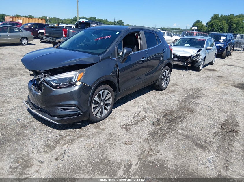 Vin: kl4cjgsb5hb150021, lot: 46398460, buick encore essence 20172