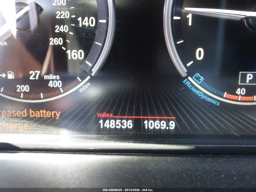 2013 BMW 5ER SEDAN 3.0L I-6 DI, DOHC, VVT, TURBO, 300HP