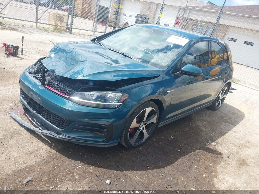 VOLKSWAGEN GOLF GTI 2018 VIN 3VW547AU8JM287815