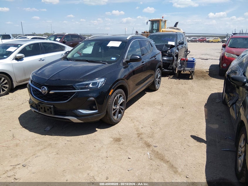 Vin: kl4mmfsl2lb118697, lot: 46398570, buick encore gx fwd essence 20202