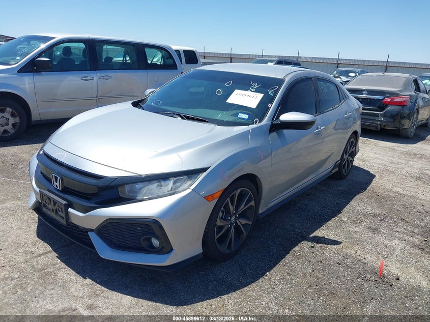 2017 Honda Civic, Hail, IAAI, VIN SHHFK7H41HU232199 — photo 2