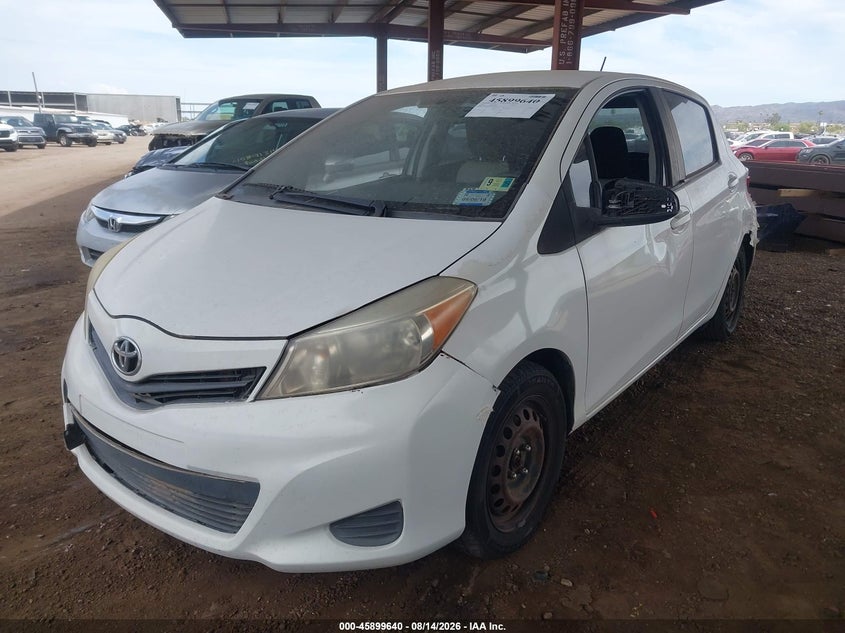 2012 TOYOTA YARIS — zdjęcie 2