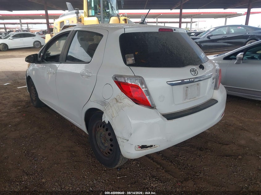 2012 TOYOTA YARIS — zdjęcie 3