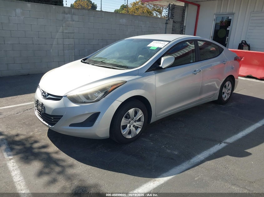 2016 HYUNDAI ELANTRA auction photo 2