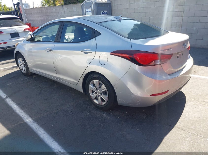 2016 HYUNDAI ELANTRA auction photo 3