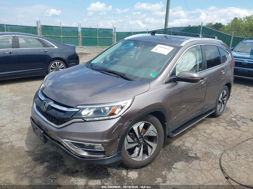 2015 Honda CR-V, Left Front, IAAI, VIN 5J6RM4H92FL077038 — photo 2