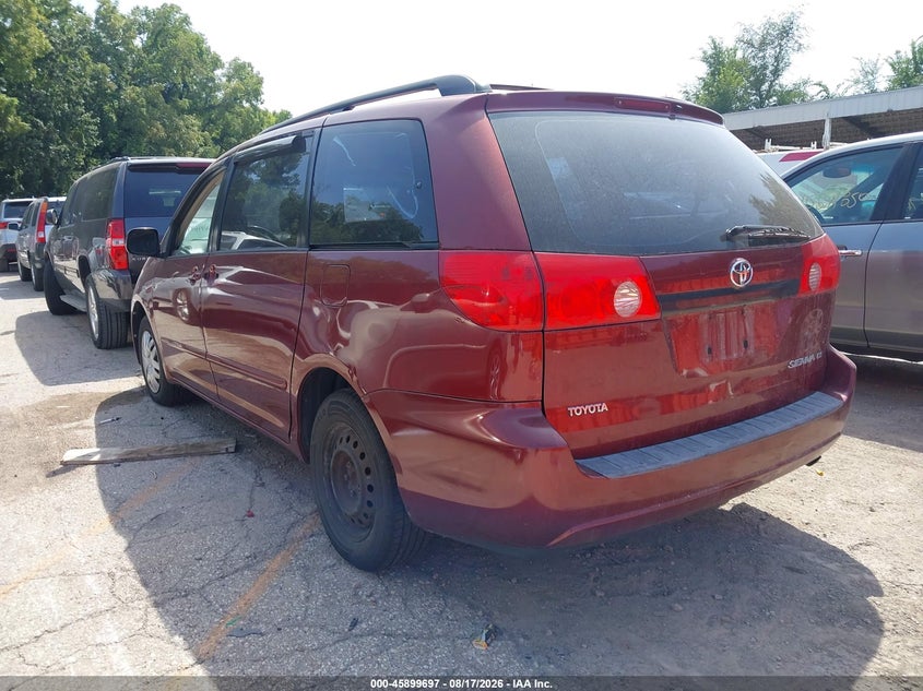 2008 TOYOTA SIENNA auction photo 3