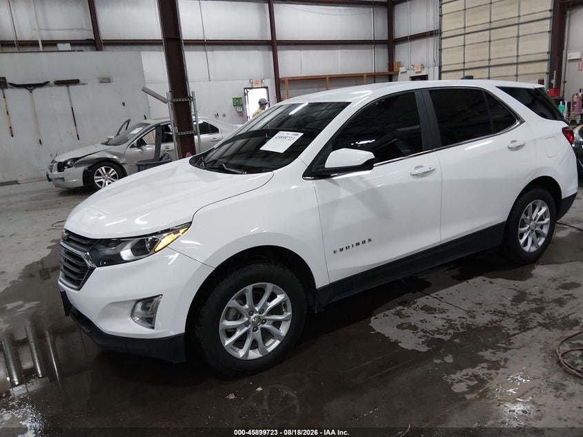 2021 Chevrolet Equinox, Rear, IAAI, VIN 3GNAXTEV1MS136830 — photo 2