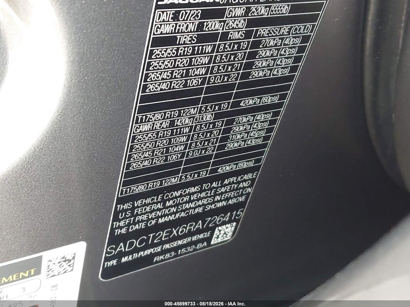 2024 JAGUAR F-PACE R-DYNAMIC S P250 AWD AUTOMATIC · Photo 9
