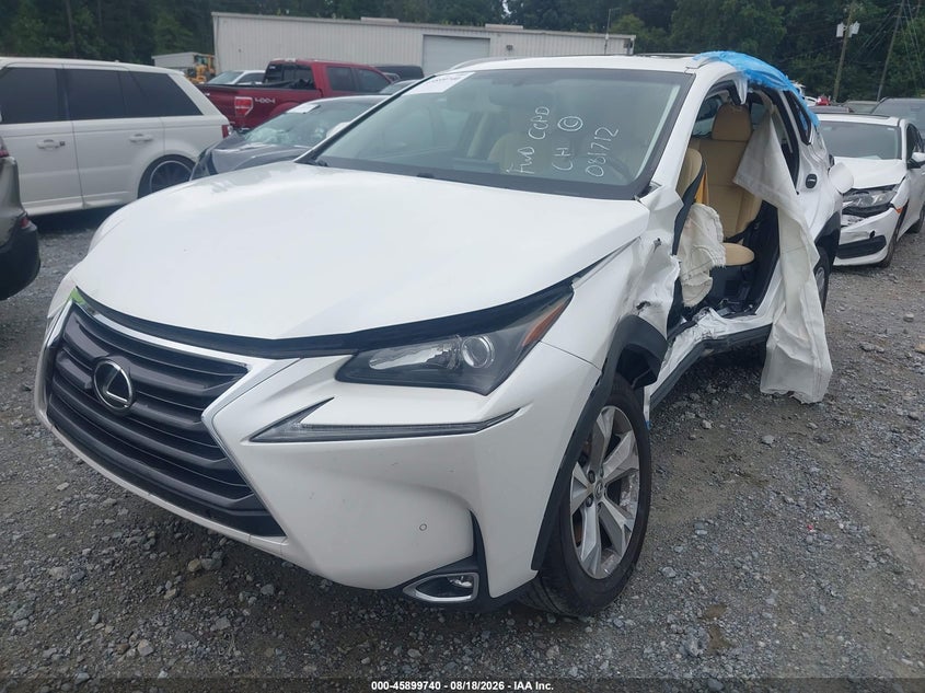 2017 Lexus NX, Left Side, IAAI, VIN JTJYARBZ2H2081712 — photo 2
