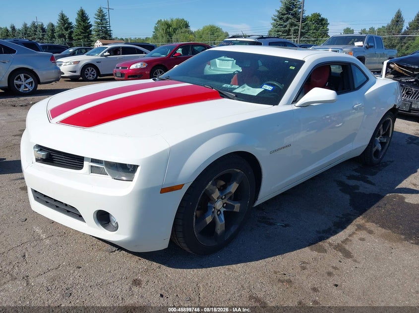 2012 Chevrolet Camaro, Rear, IAAI, VIN 2G1FC1E3XC9142790 — photo 2