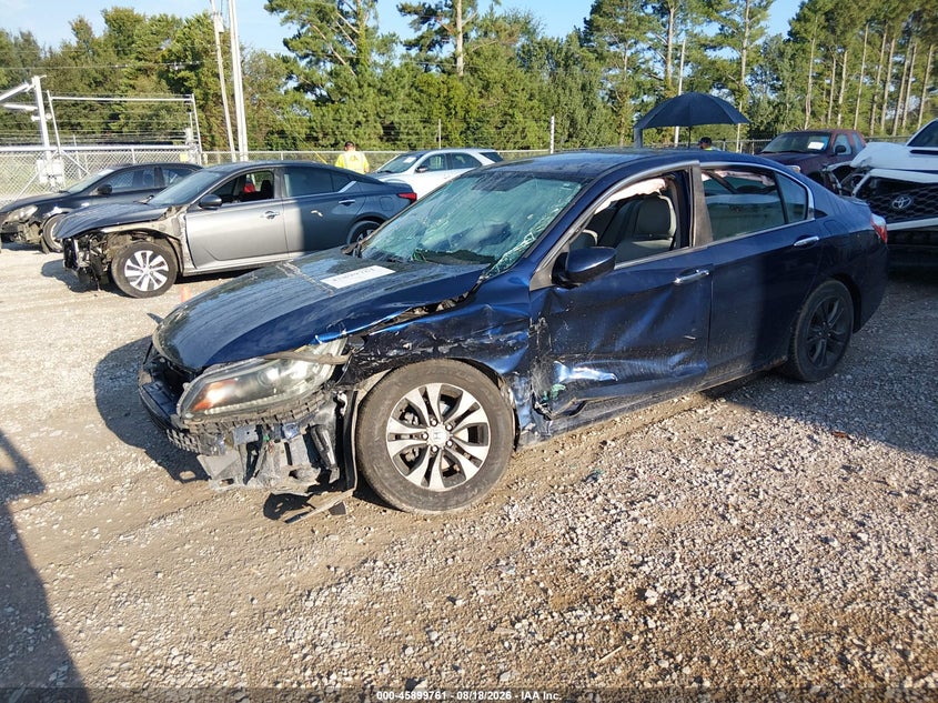 2014 Honda Accord, Левый бок, IAAI, VIN 1HGCR2F38EA255370 — фото 2