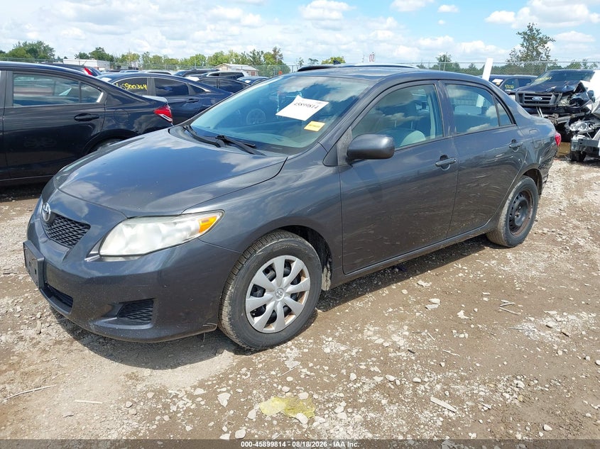 2010 Toyota Corolla, Rear, IAAI, VIN 2T1BU4EE5AC528892 — photo 2