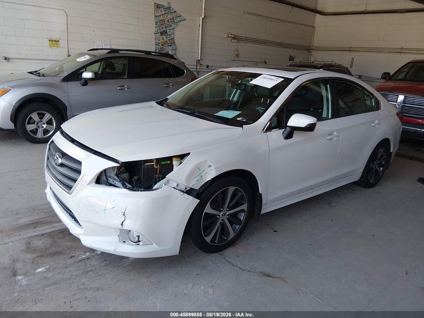 2017 Subaru Legacy, Front End, IAAI, VIN 4S3BNAN68H3033349 — photo 2