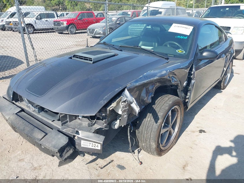 2004 Ford Mustang, Front End, IAAI, VIN 1FAFP42R14F143749 — photo 2