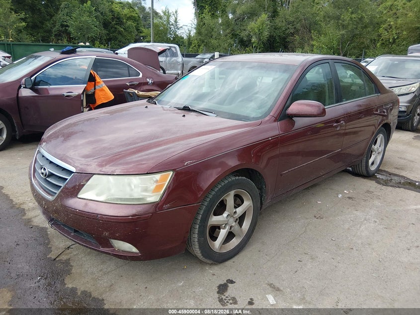 2009 Hyundai Sonata, Left Rear, IAAI, VIN 5NPEU46F69H457439 — photo 2