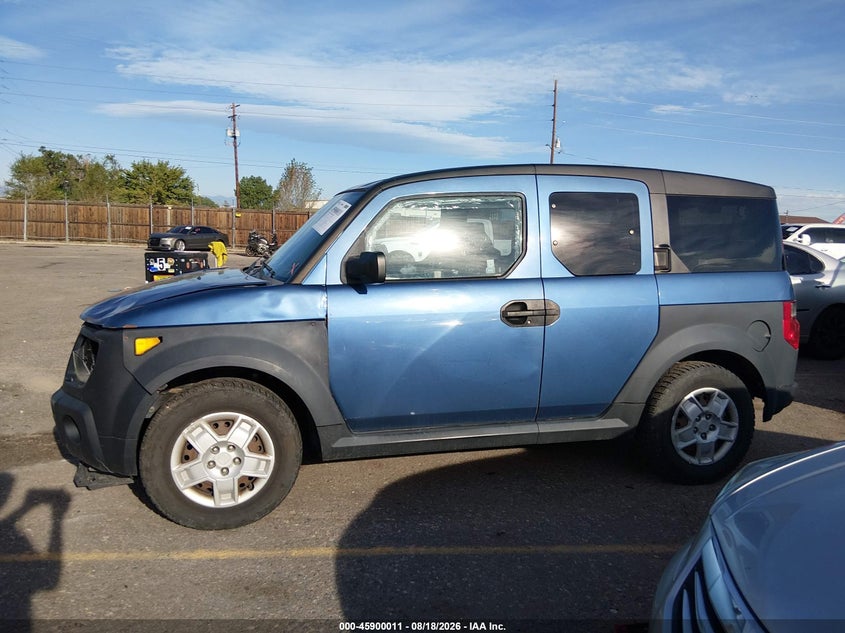 HONDA ELEMENT 2007 VIN 5J6YH283X7L013413